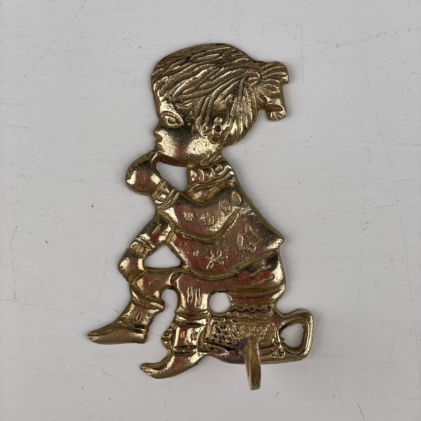 2 stk. vintage messing knager