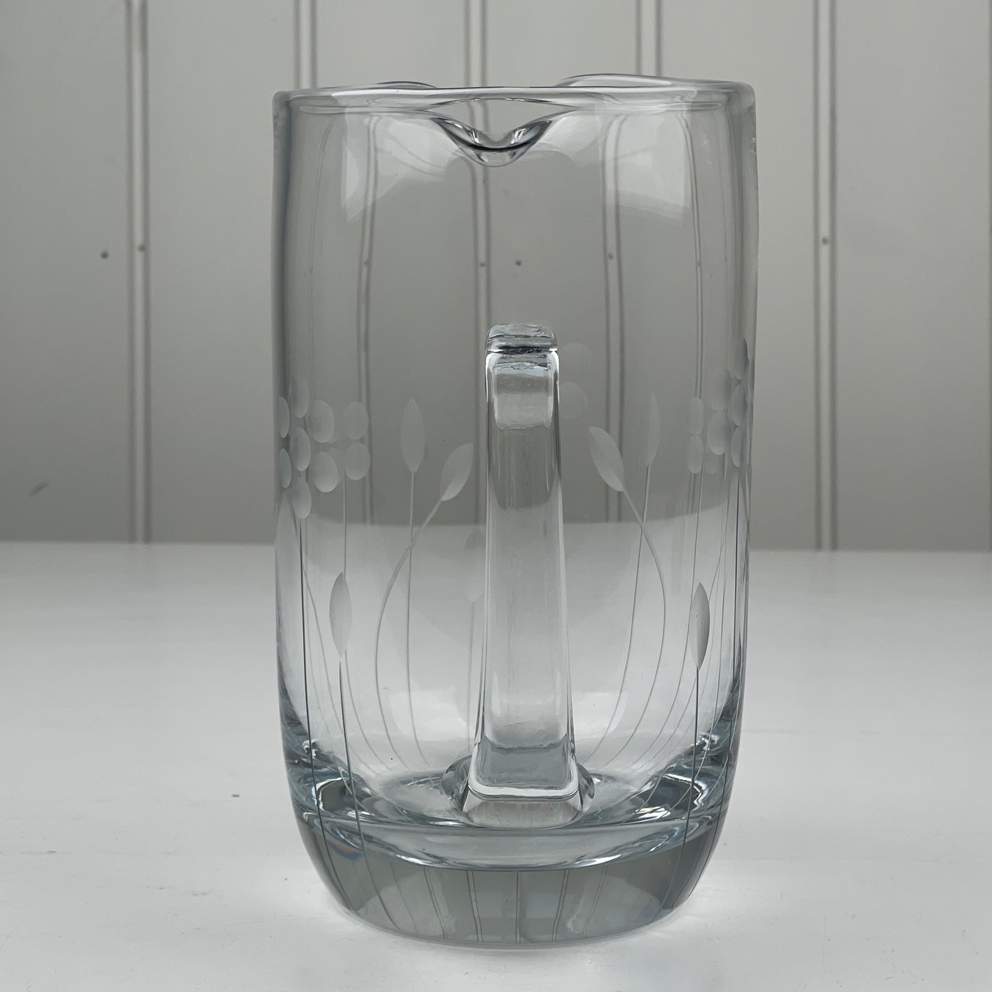 Stor vintage glaskande