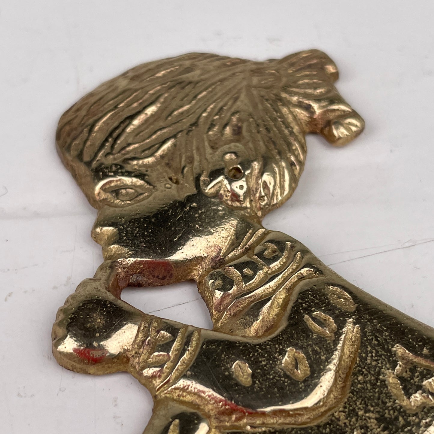 2 stk. vintage messing knager