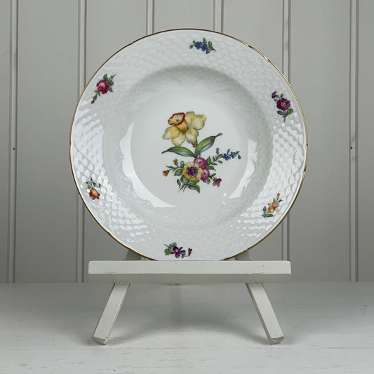 Dyb tallerken, Saksisk Blomst, Bing og Grøndahl