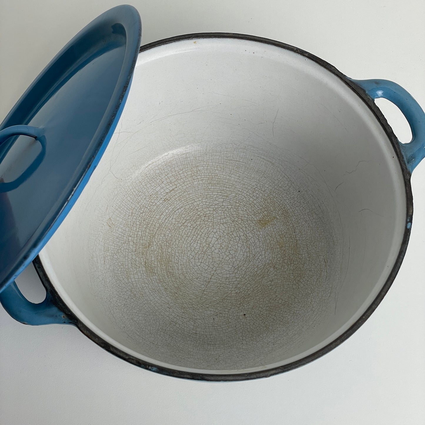 Emalje støbejernsgryde fra Glud og Marstrand