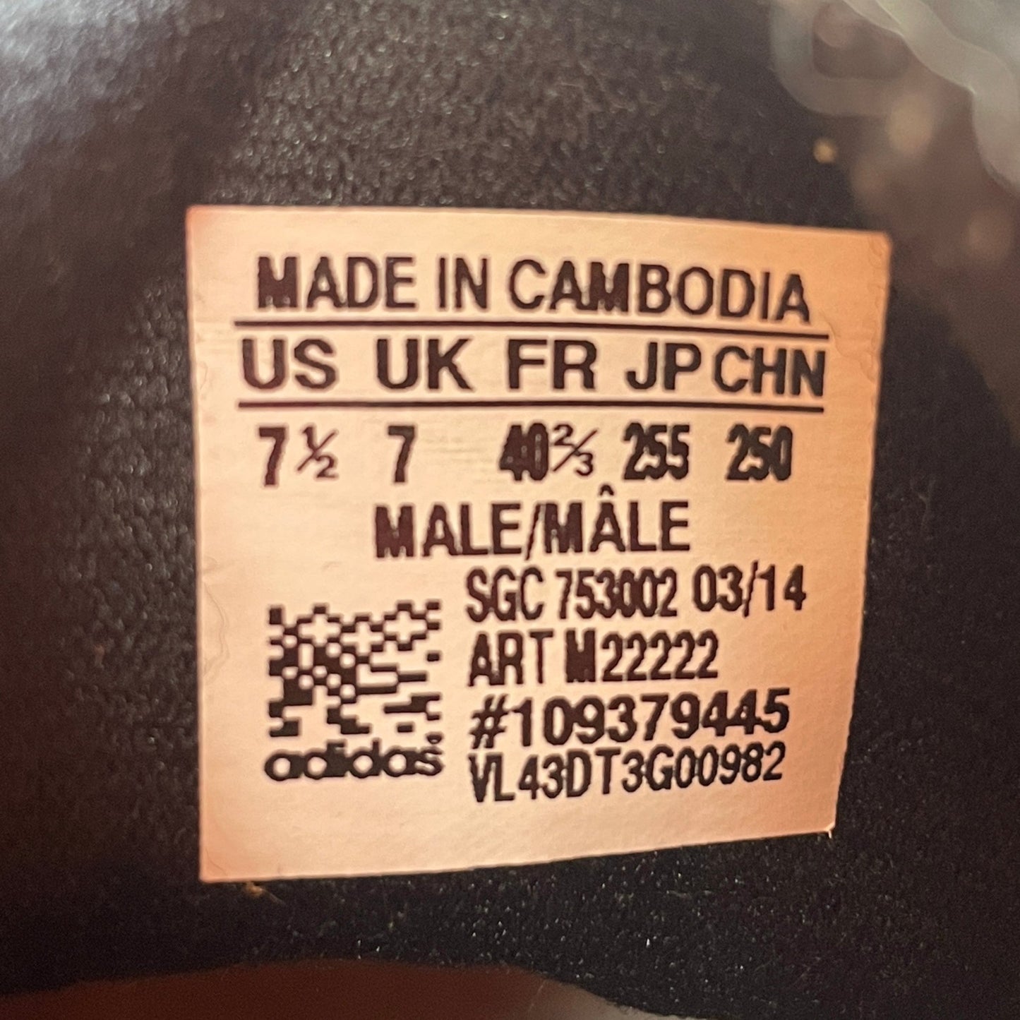 Adidas sko str 40 2/3 - Mission Afrika Genbrug