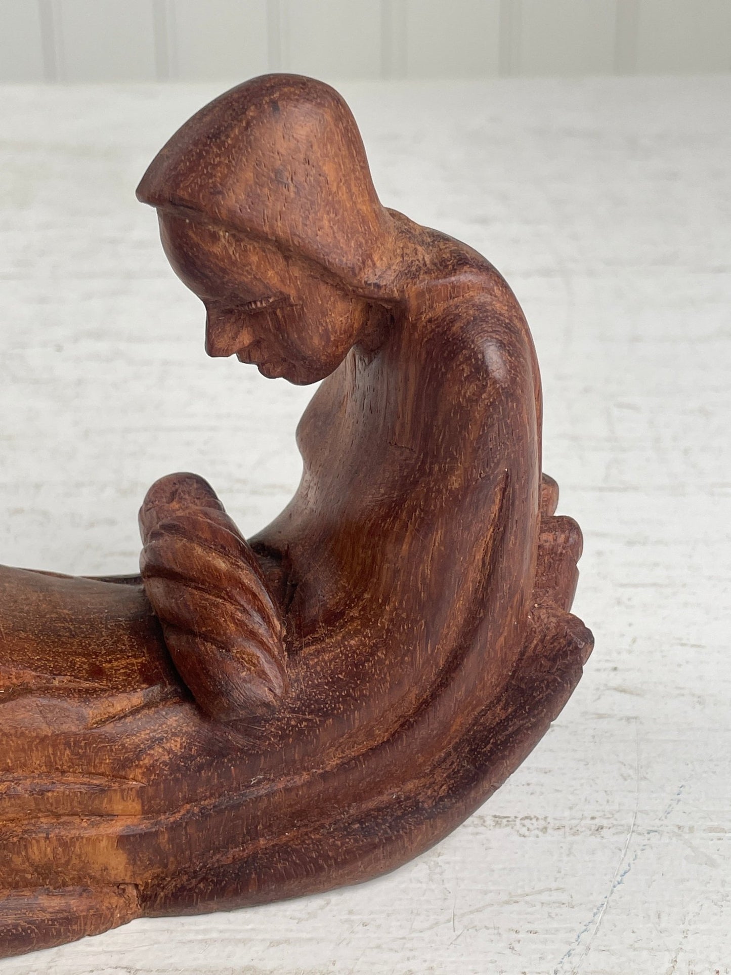 Afrikansk træfigur, håndskåret - Mission Afrika Genbrug