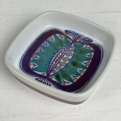 Aluminia/Royal Copenhagen Tenera-serie fajanceskål/smørbrik