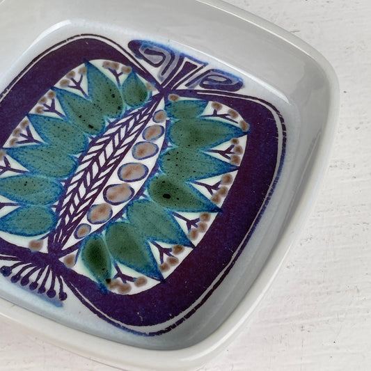 Aluminia/Royal Copenhagen Tenera - serie fajanceskål/smørbrik - Mission Afrika Genbrug