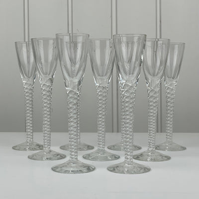 Amager Twist snapseglas, Holmegaard