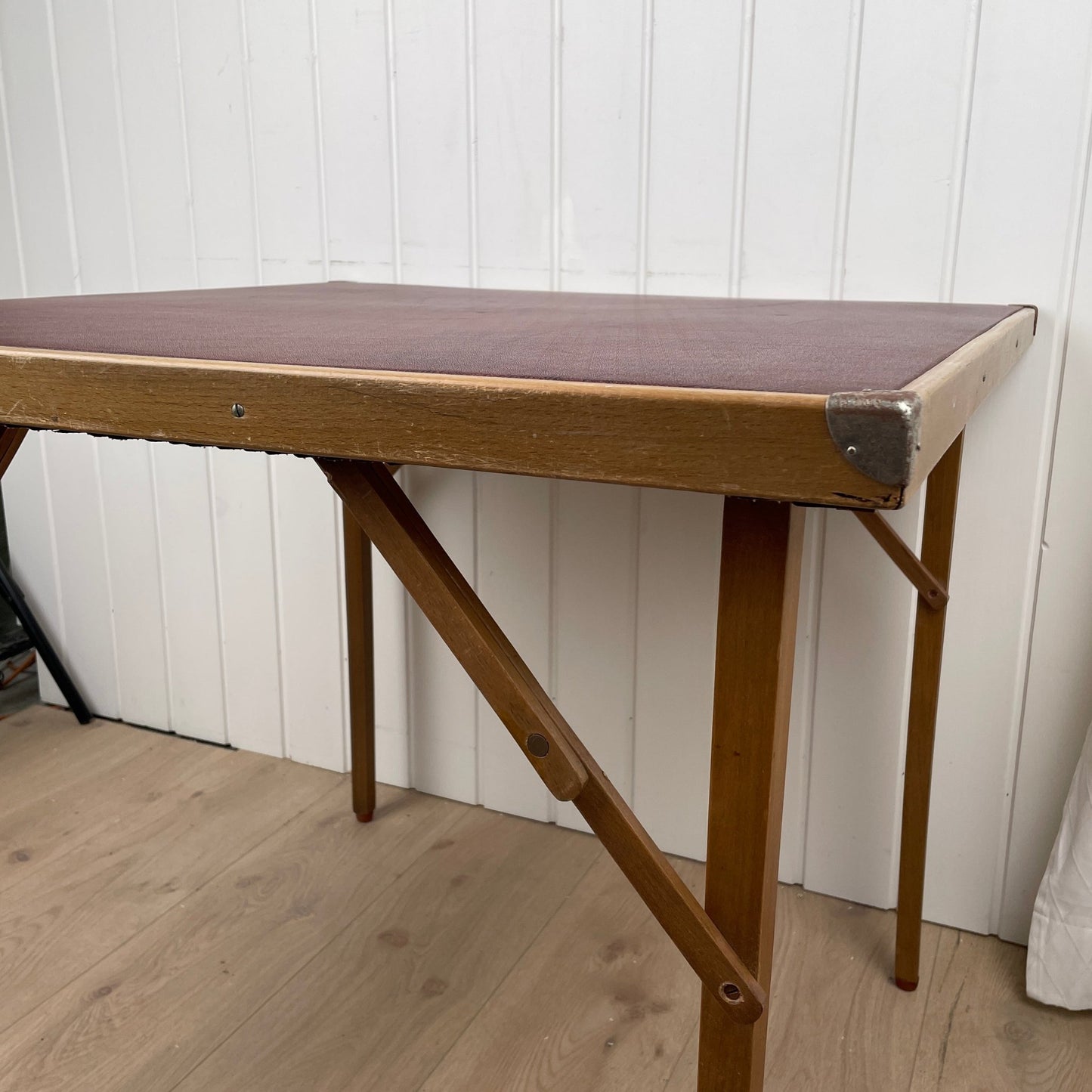 Antik klapbord / spillebord / bridgebord - Mission Afrika Genbrug