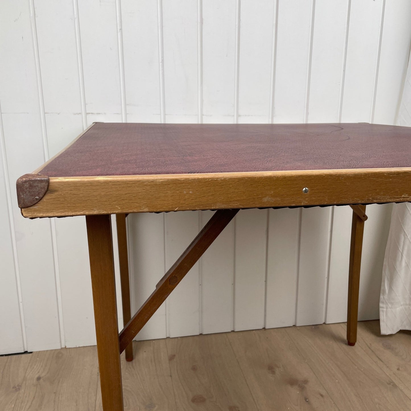 Antik klapbord / spillebord / bridgebord - Mission Afrika Genbrug