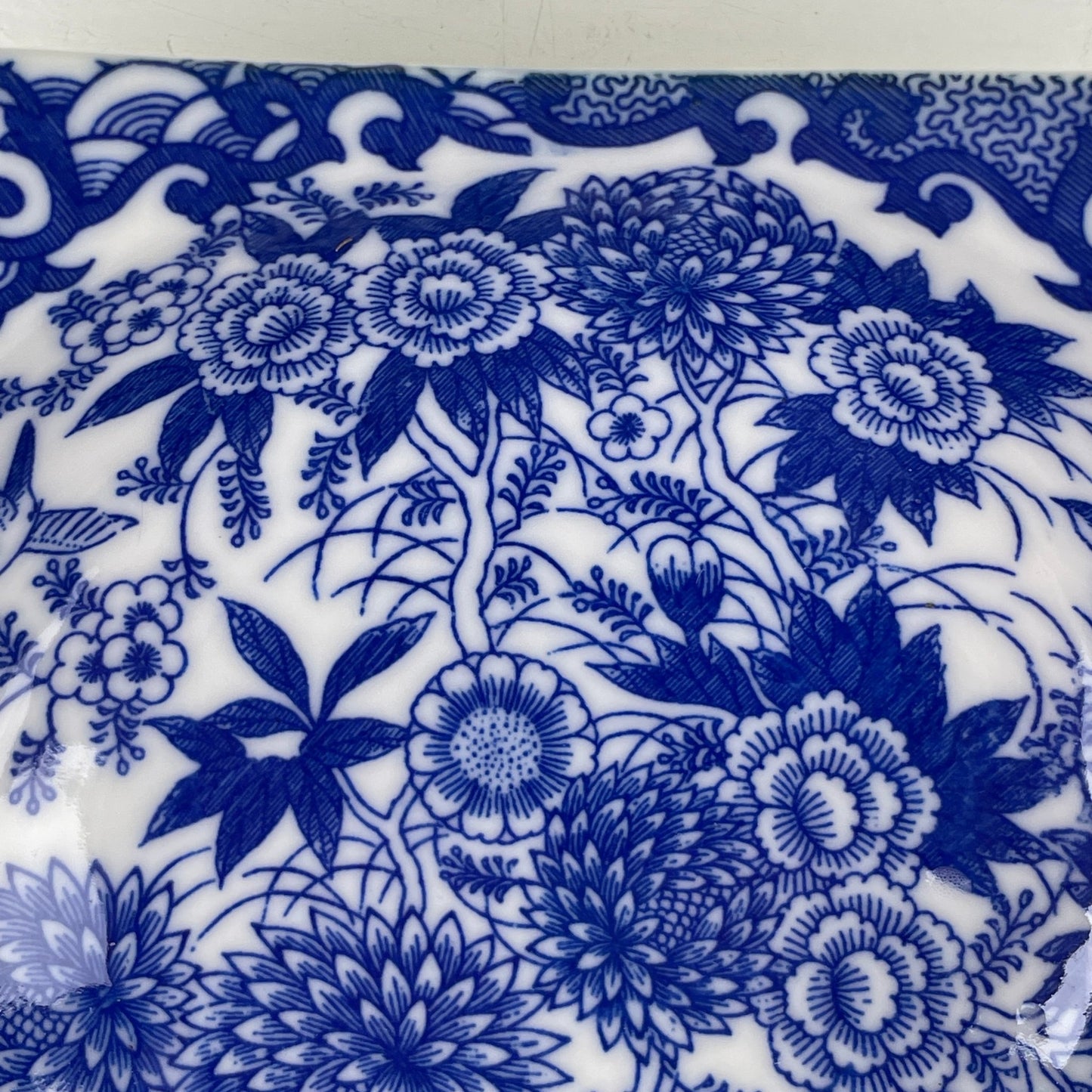 Asiatisk vintage porcelænsskål - Mission Afrika Genbrug