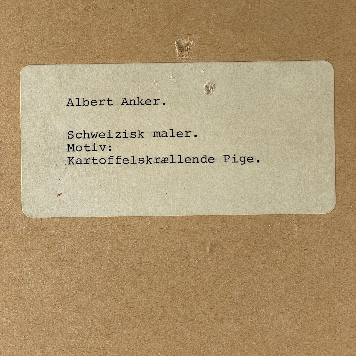 Billede efter Albert Anker - Frk. Rose