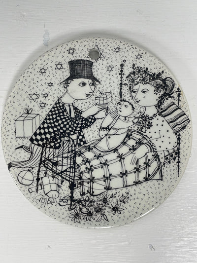 Bjørn Wiinblad mini platter Ø9cm - December