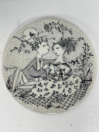 Bjørn Wiinblad mini platter Ø9cm - Maj