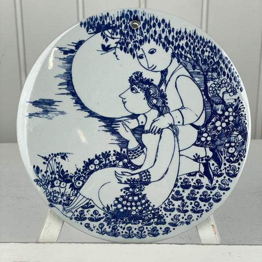 Bjørn Wiinblad “Morgen, Middag, Aften” platter - Mission Afrika Genbrug