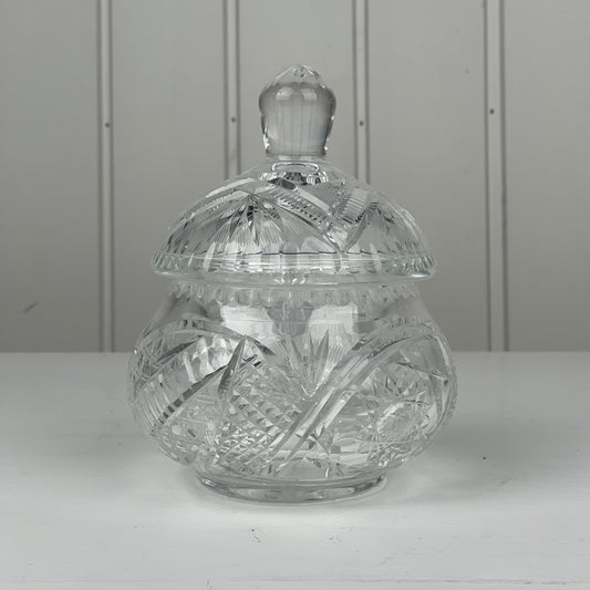 Bonbonniere/skål med låg - Mission Afrika Genbrug