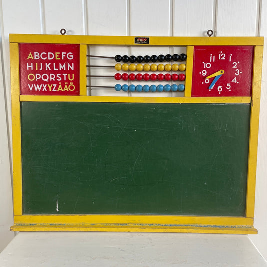 BRIO retro lærings kridttavle - Mission Afrika Genbrug