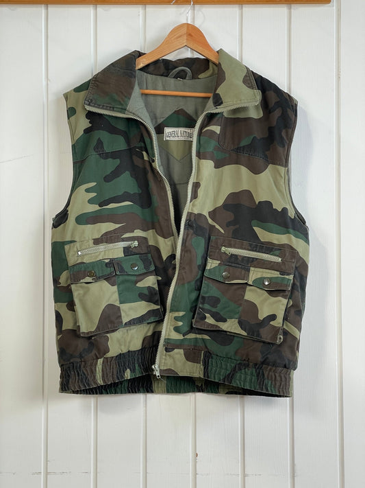 Camouflage vest str L - Mission Afrika Genbrug