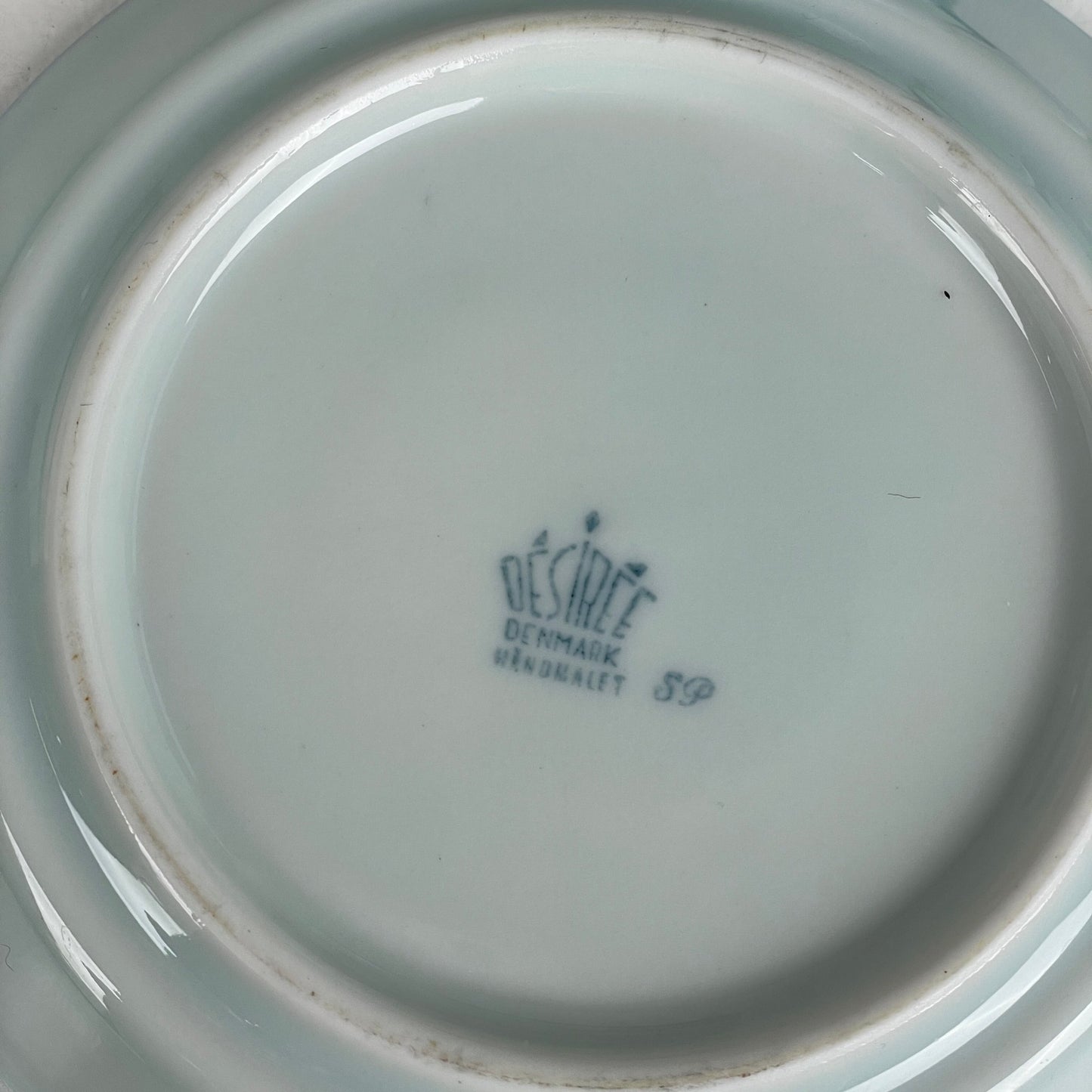 Desiree håndmalet “mistelten” tekop - stel - Mission Afrika Genbrug