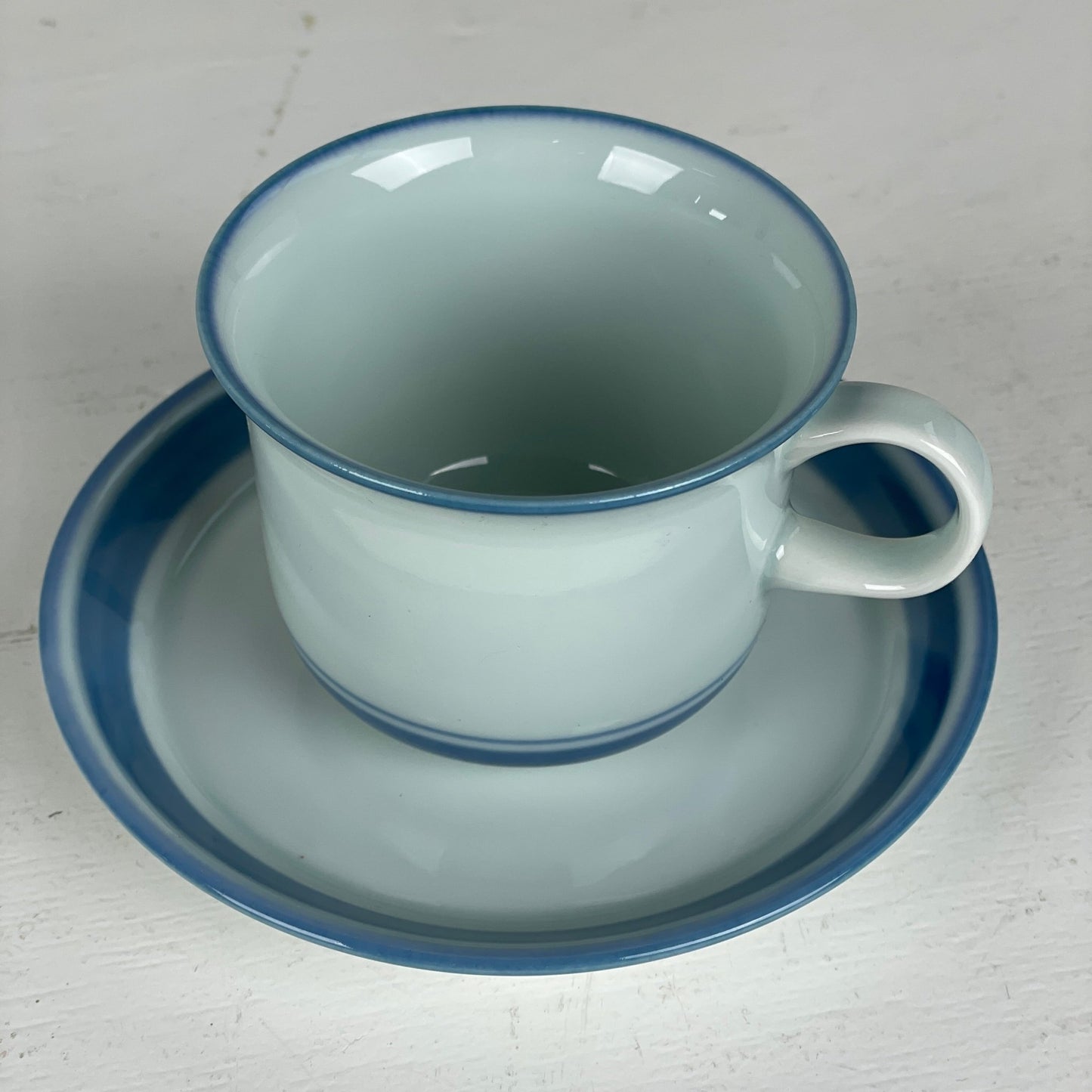 Desiree “mistelten” kaffekop med underkop - Mission Afrika Genbrug