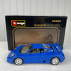 DIE - Cast Modelbil Bugatti EB 110 - Mission Afrika Genbrug