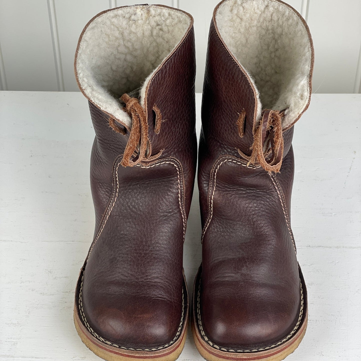 Duckfeet forede skindstøvler - Mission Afrika Genbrug