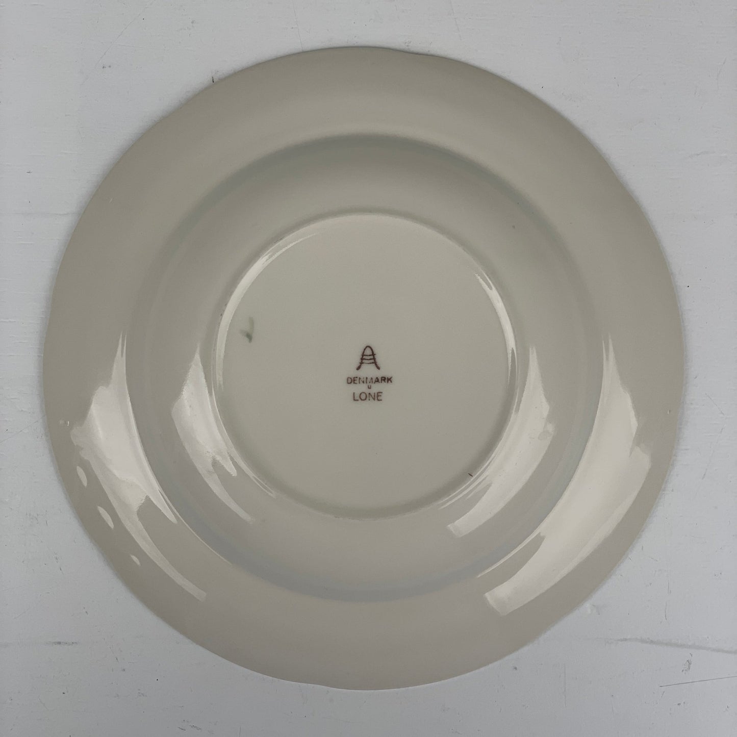 Dyb tallerken, “Lone”, Aluminia - Mission Afrika Genbrug