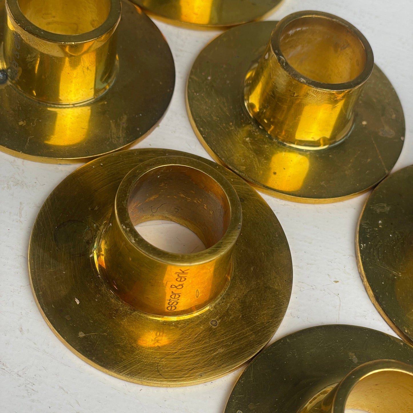 Ester & Erik lysestageholder - Mission Afrika Genbrug