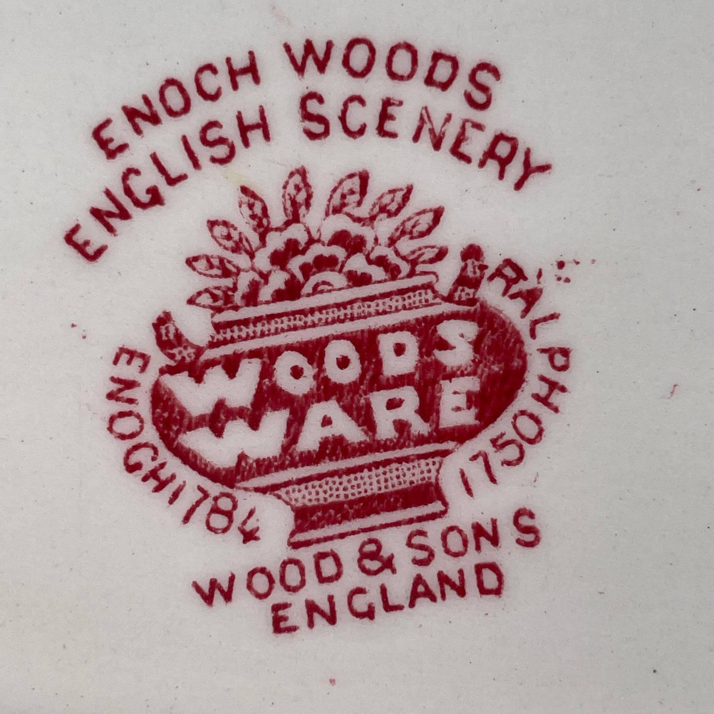 Fajance fad - Mission Afrika Genbrug