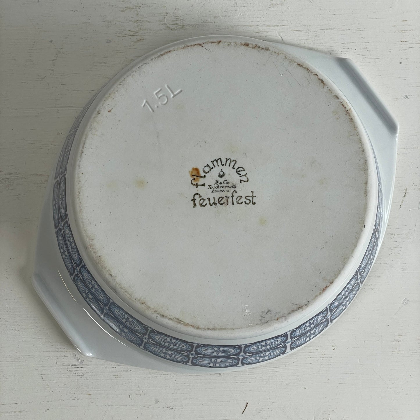 Flammen feuerfest 1,5L terrine - Mission Afrika Genbrug