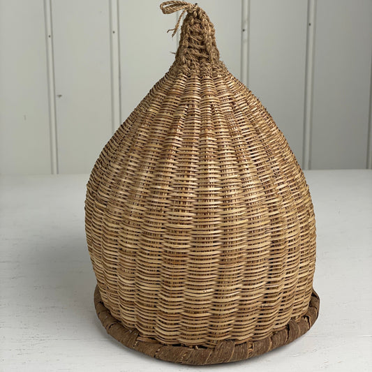 Flettet kurv til pynt - Mission Afrika Genbrug