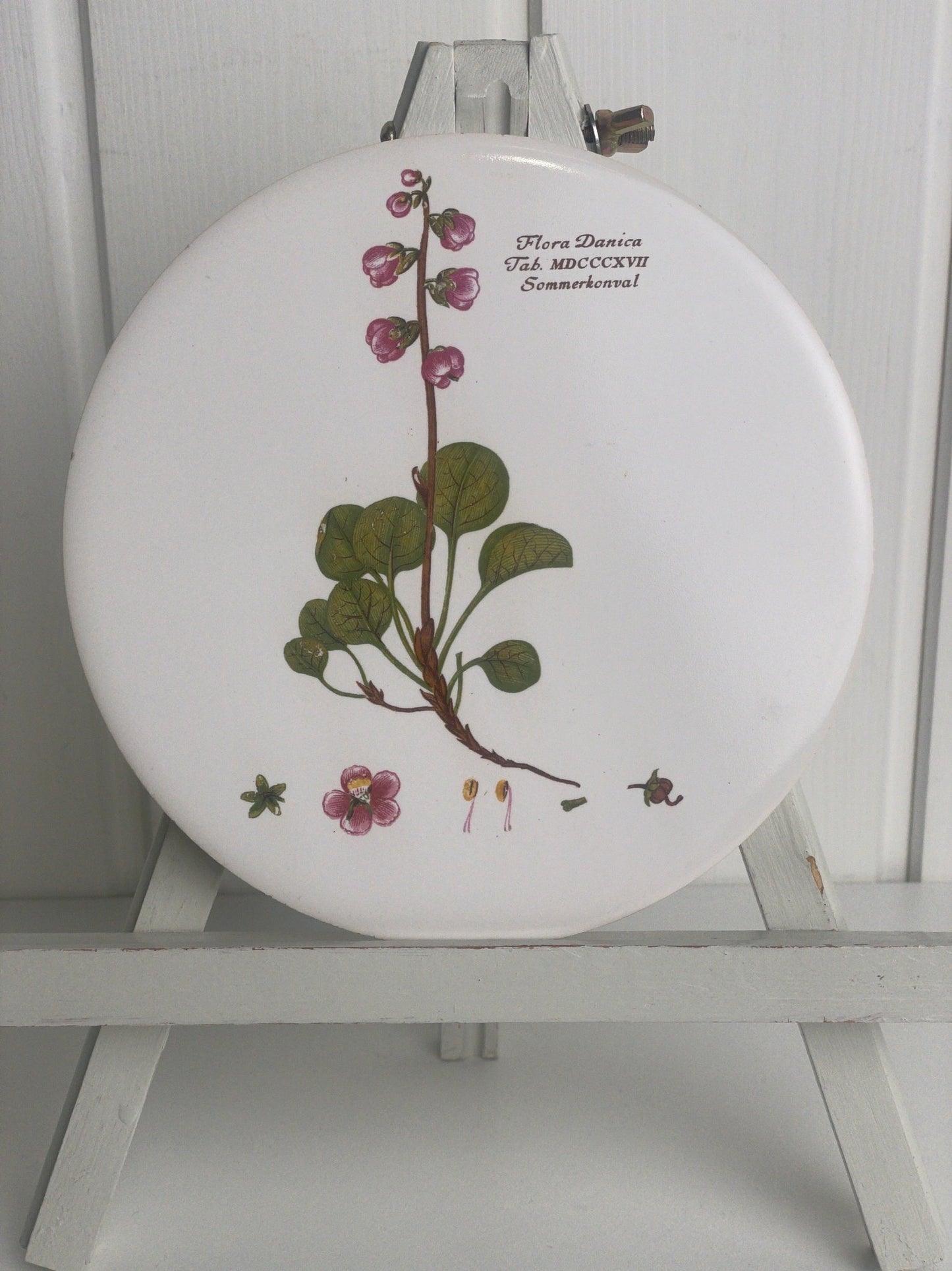 Flora Danica platter - Mission Afrika Genbrug