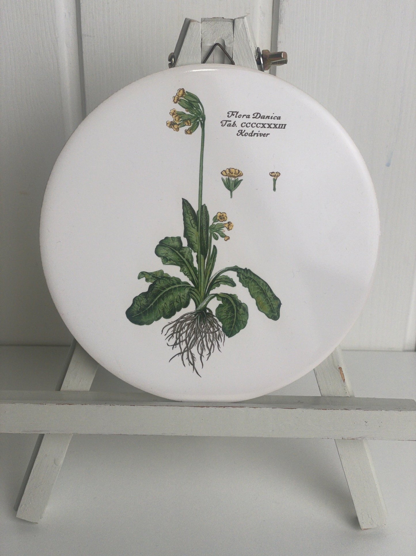 Flora Danica platter - Mission Afrika Genbrug