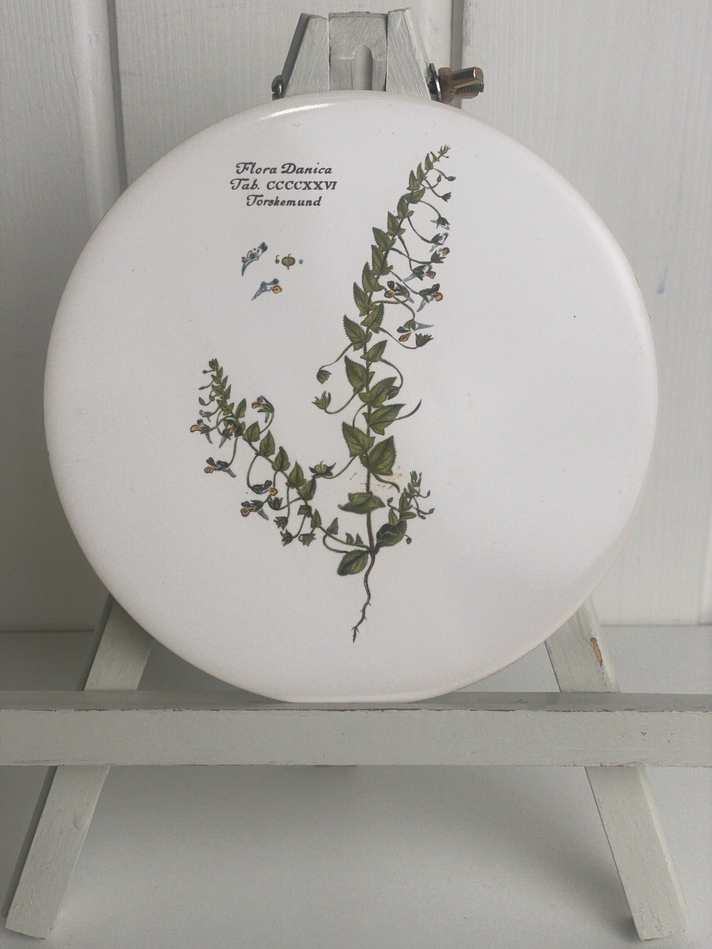 Flora Danica platter - Mission Afrika Genbrug