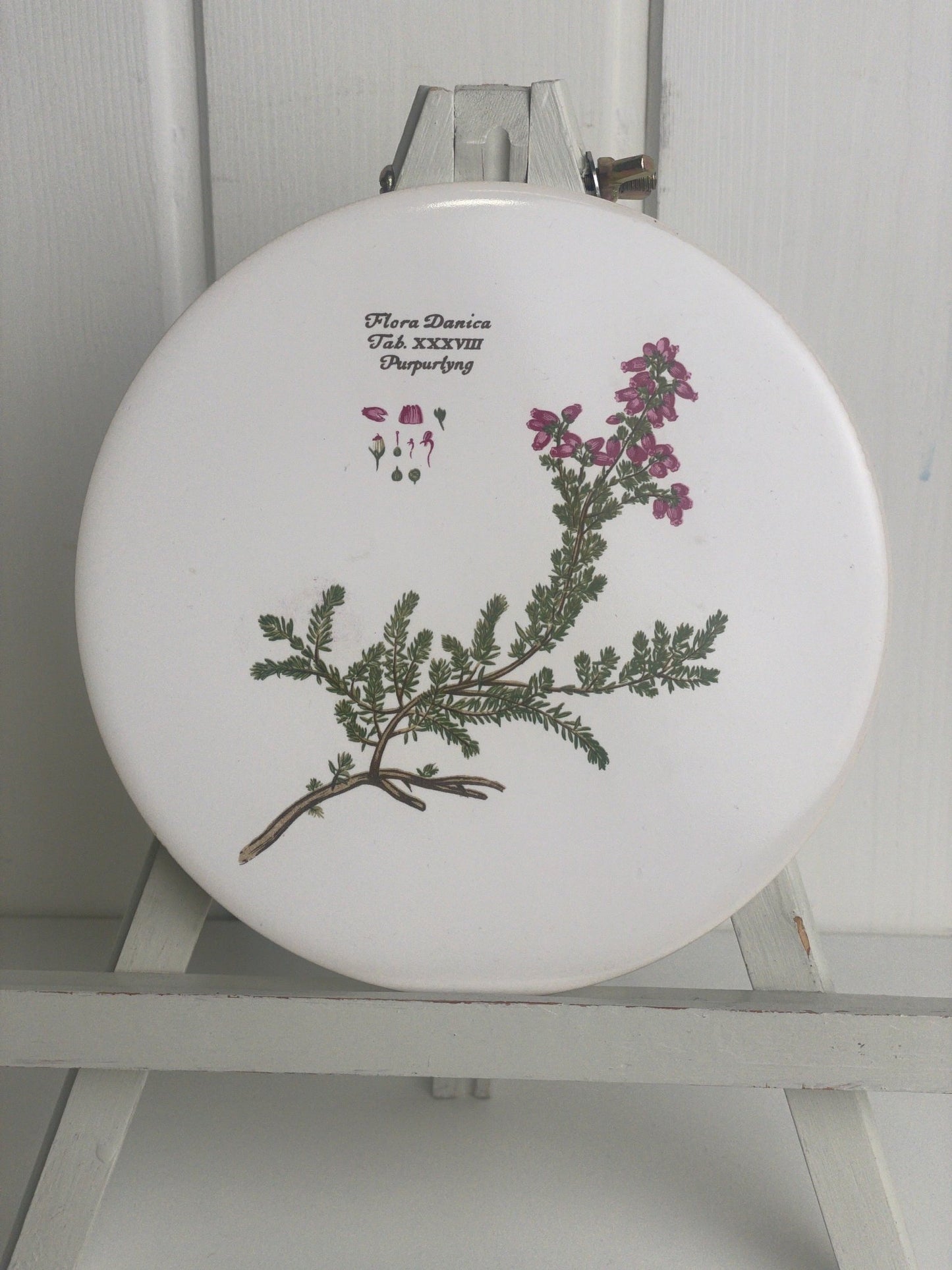 Flora Danica platter - Mission Afrika Genbrug