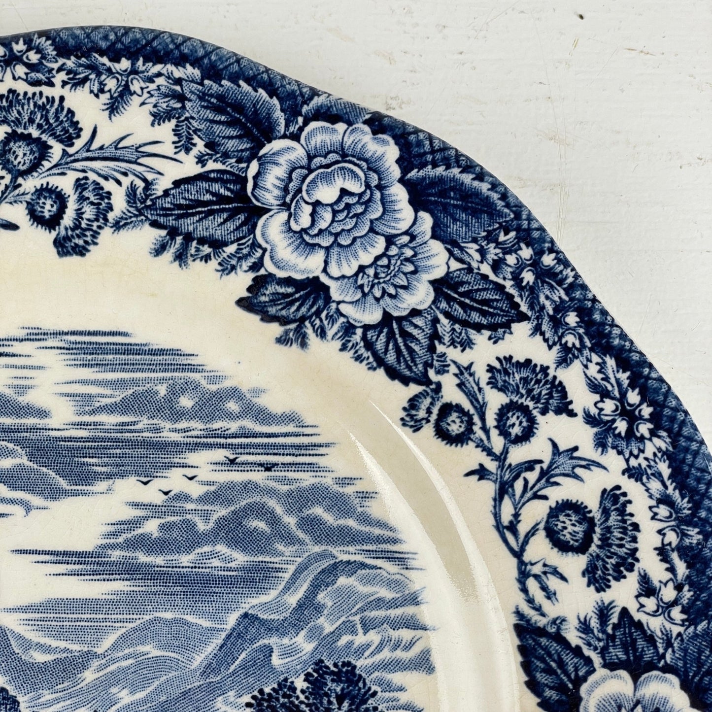 Frokosttallerken, Engelsk Fajance - Mission Afrika Genbrug