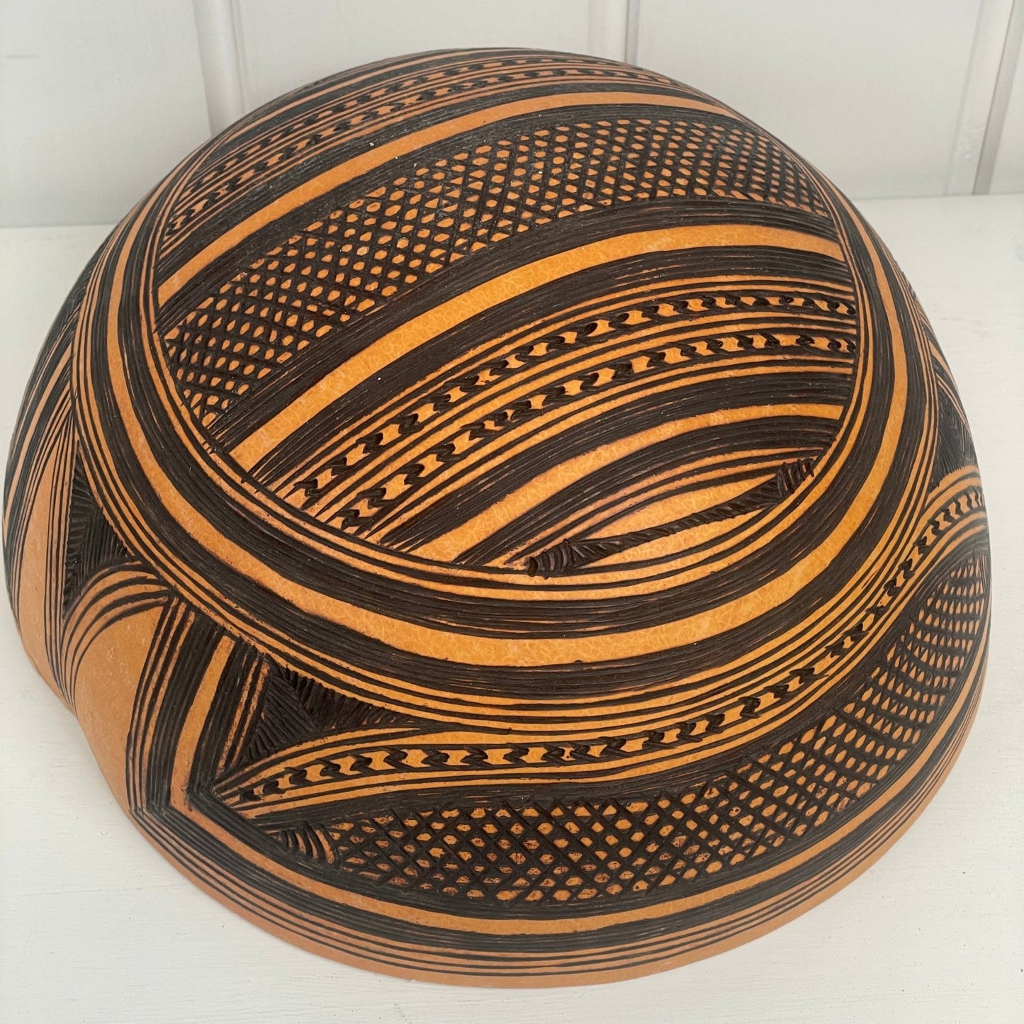 Håndlavet afrikansk træskål - Mission Afrika Genbrug