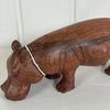 Håndlavet flodhest fra Mali - Mission Afrika Genbrug