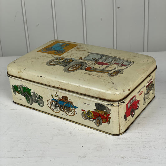 Irma dåse med bilmotiv - Mission Afrika Genbrug