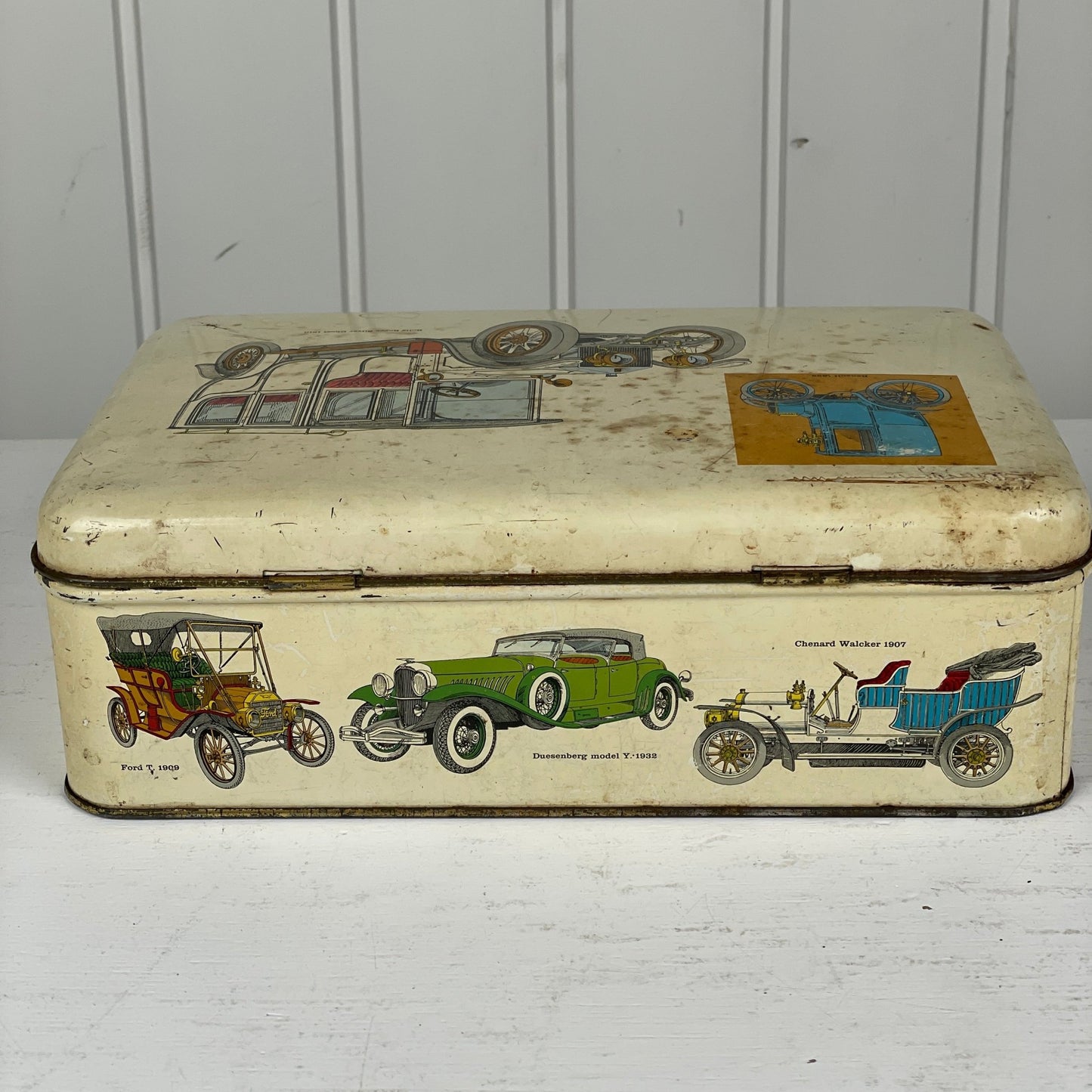 Irma dåse med bilmotiv - Mission Afrika Genbrug