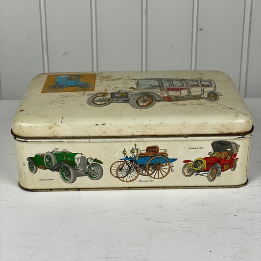 Irma dåse med bilmotiv - Mission Afrika Genbrug