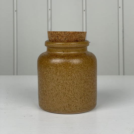 keramik krukke med korkprop - Mission Afrika Genbrug