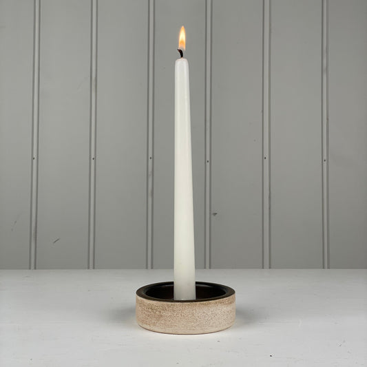 Keramik lysestage, Frede Damgaard, Ebeltoft - Mission Afrika Genbrug