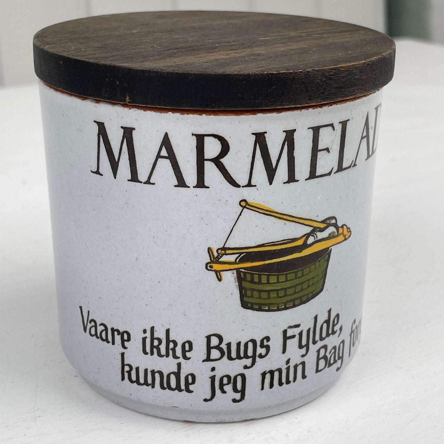 Knabstrup marmelade krukke - Mission Afrika Genbrug