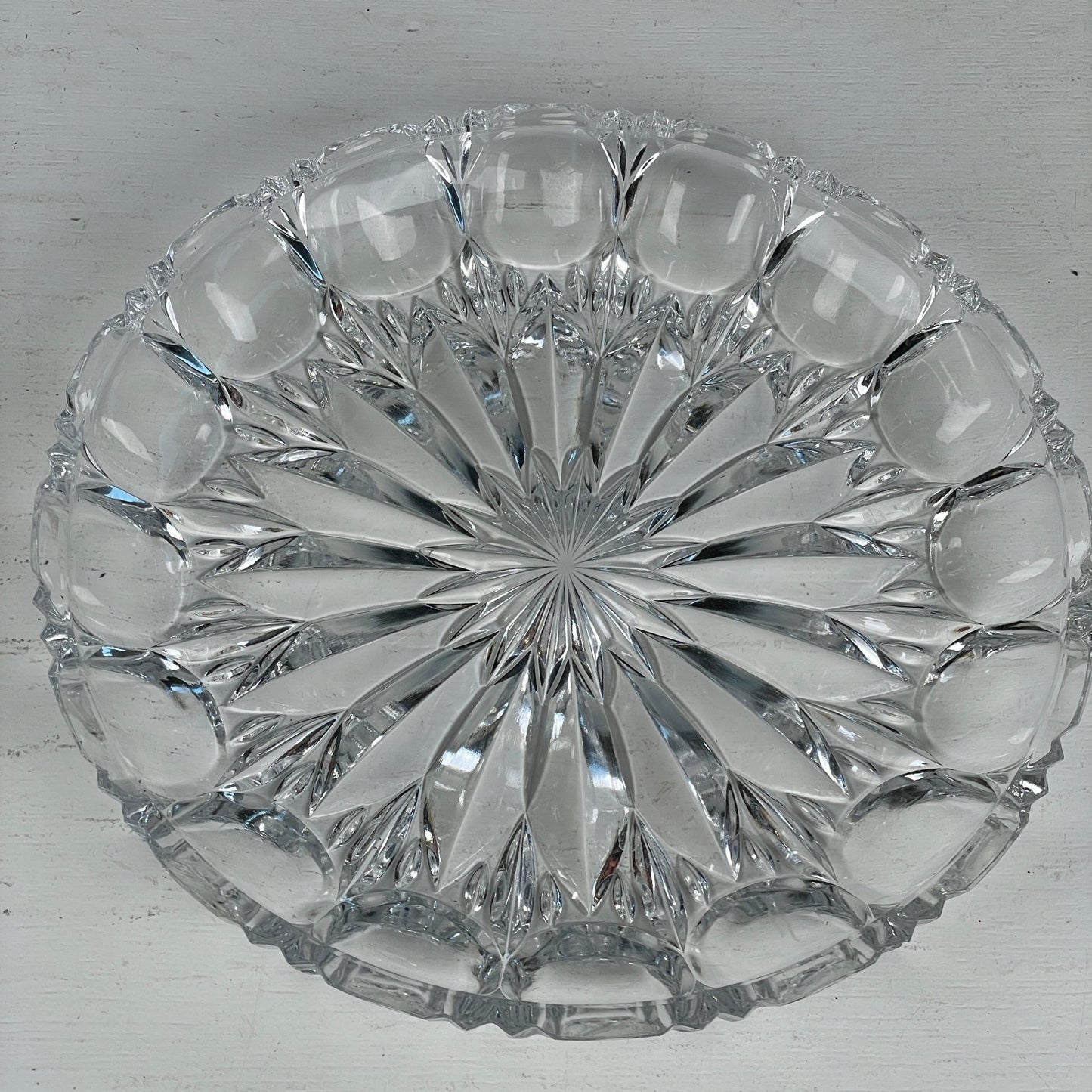 Krystal fad ø28cm. - Mission Afrika Genbrug