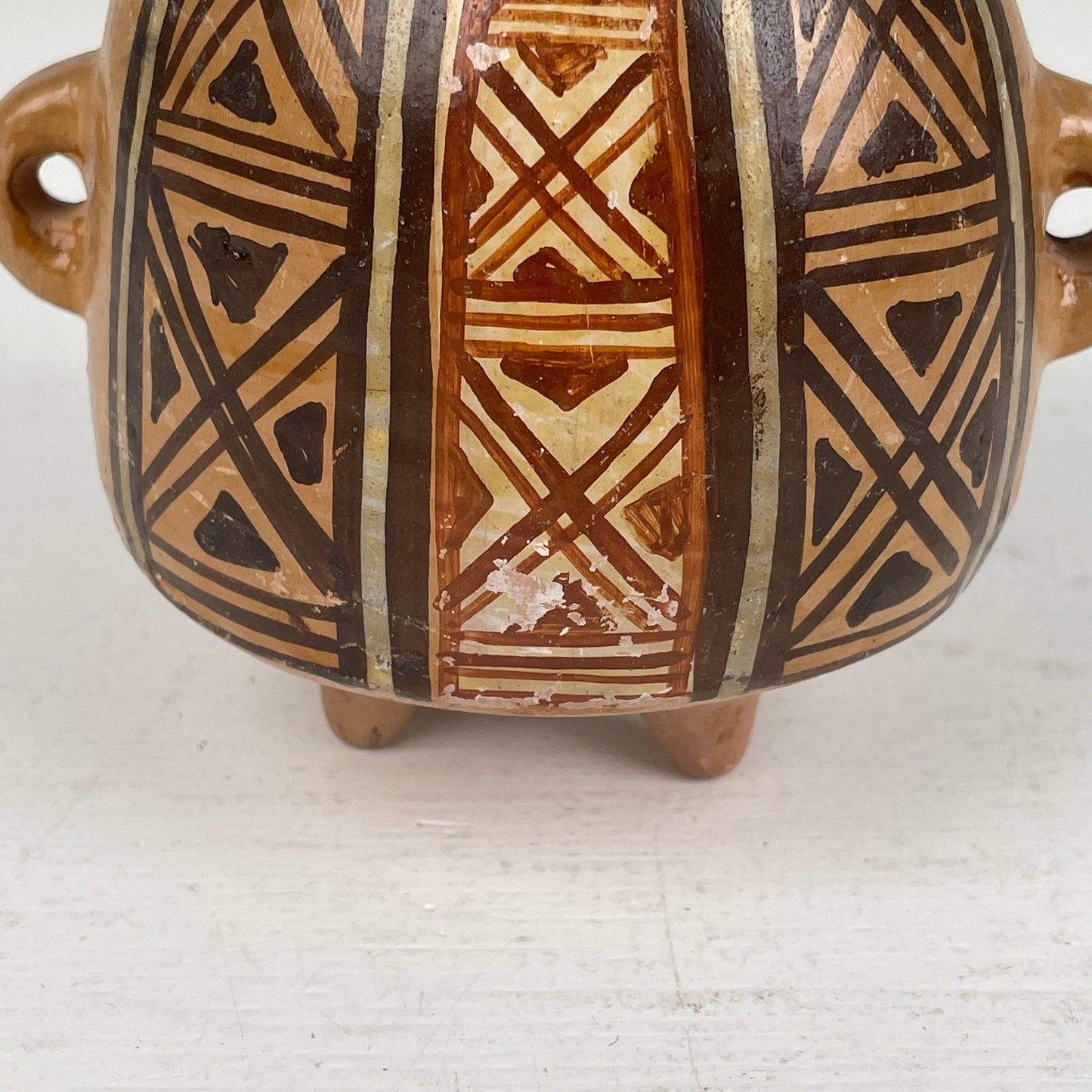 Lerfigur / vase - Mission Afrika Genbrug