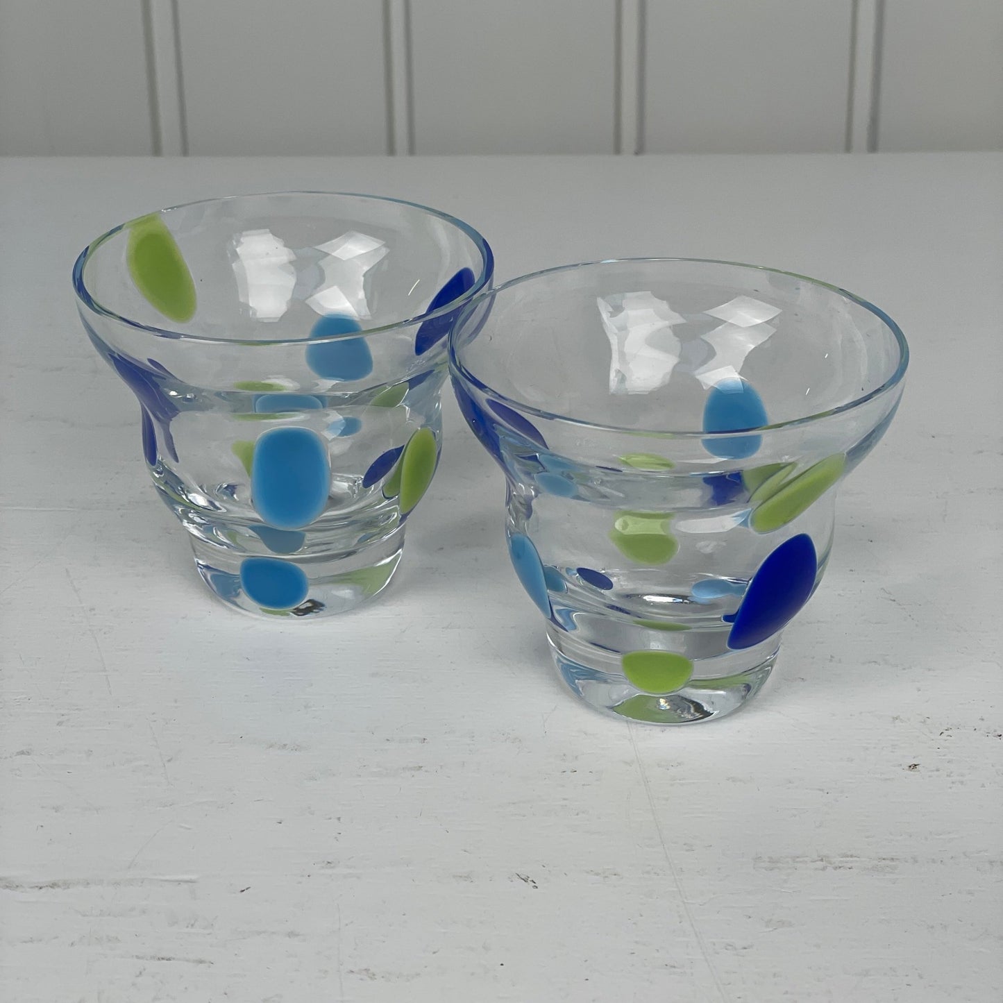 Lin Utzon Rosendahl glas / fyrfadsstager. 2 stk - Mission Afrika Genbrug