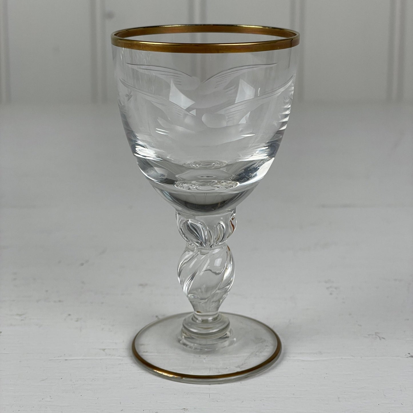 Lyngby, Måge, portvinsglas - Mission Afrika Genbrug