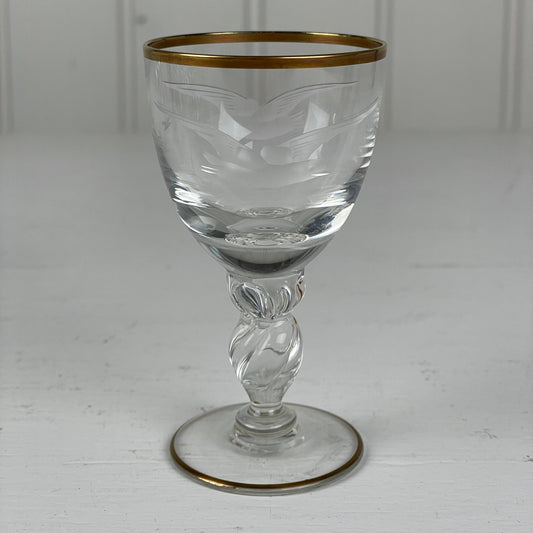 Lyngby, Måge, portvinsglas - Mission Afrika Genbrug