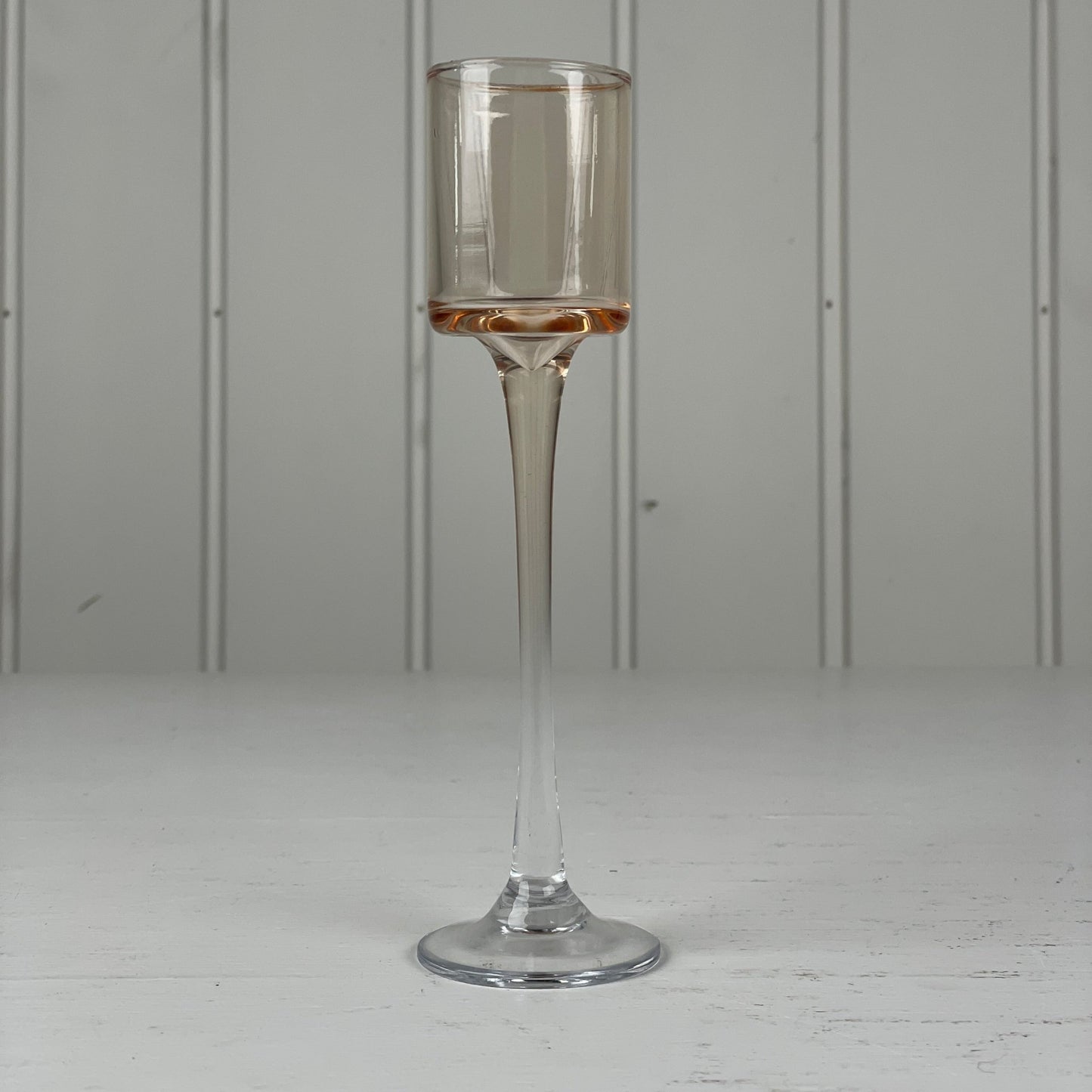 Lyngby peach likør/snapseglas - Mission Afrika Genbrug