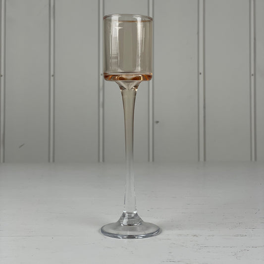 Lyngby peach likør/snapseglas - Mission Afrika Genbrug