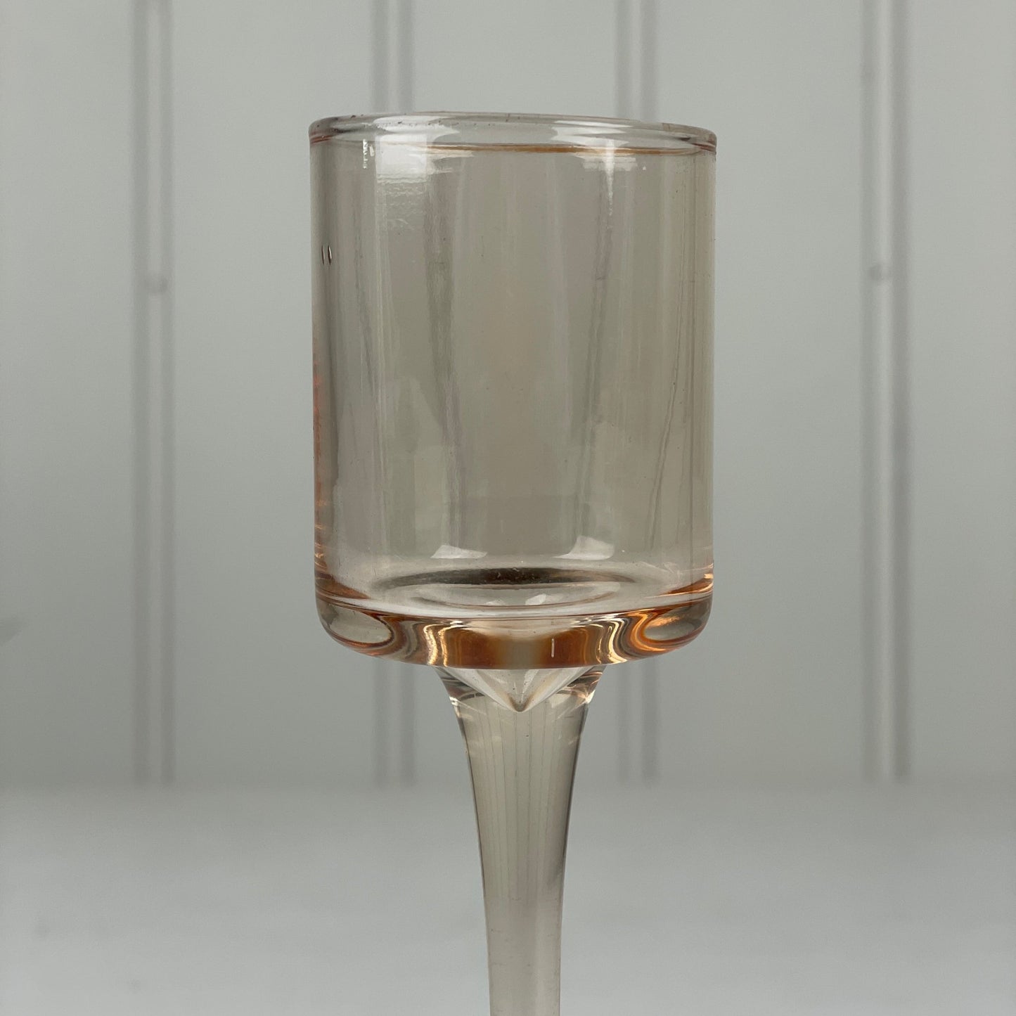 Lyngby peach likør/snapseglas - Mission Afrika Genbrug